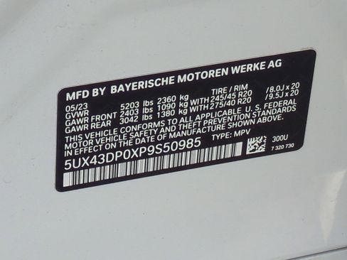 Certified 2023 BMW X3 sDrive30i w/ M Sport Package image 32