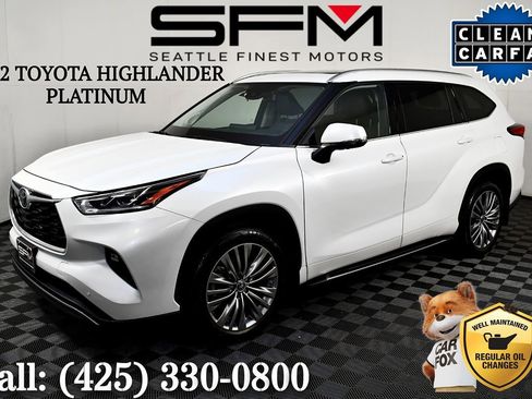 Used 2022 Toyota Highlander Platinum image 1