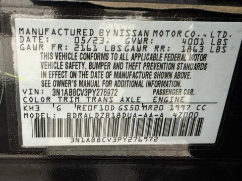 Used 2023 Nissan Sentra SV image 30