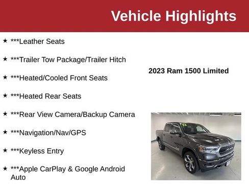 Used 2023 RAM 1500 Limited AWD/4WD image 10