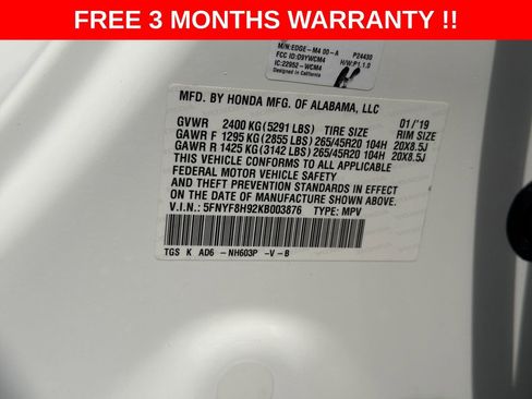 Used 2019 Honda Passport Touring image 25