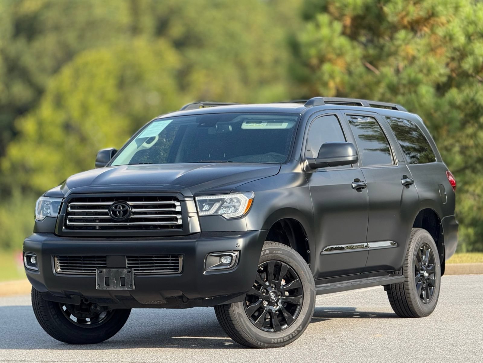 Used 2021 Toyota Sequoia Nightshade w/ Safety & Convenience Package RWD image 7