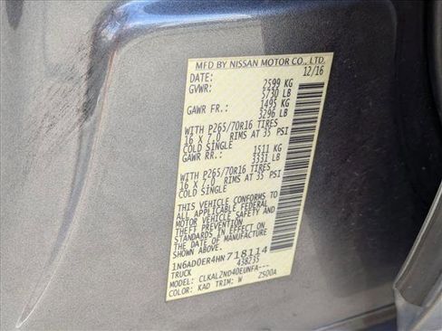 Used 2017 Nissan Frontier SV w/ SV Value Truck Package image 16