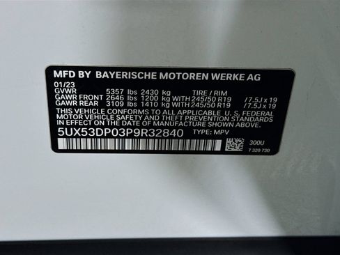 Used 2023 BMW X3 xDrive30i w/ Convenience Package AWD/4WD image 38