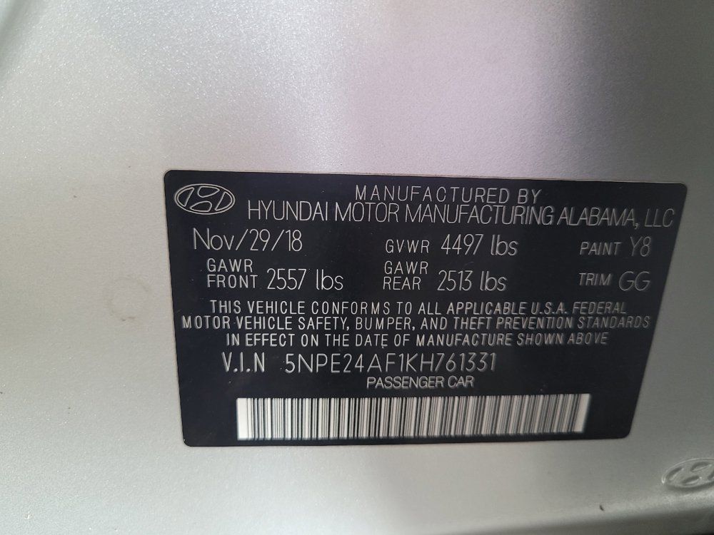 Used 2019 Hyundai Sonata SE FWD image 33