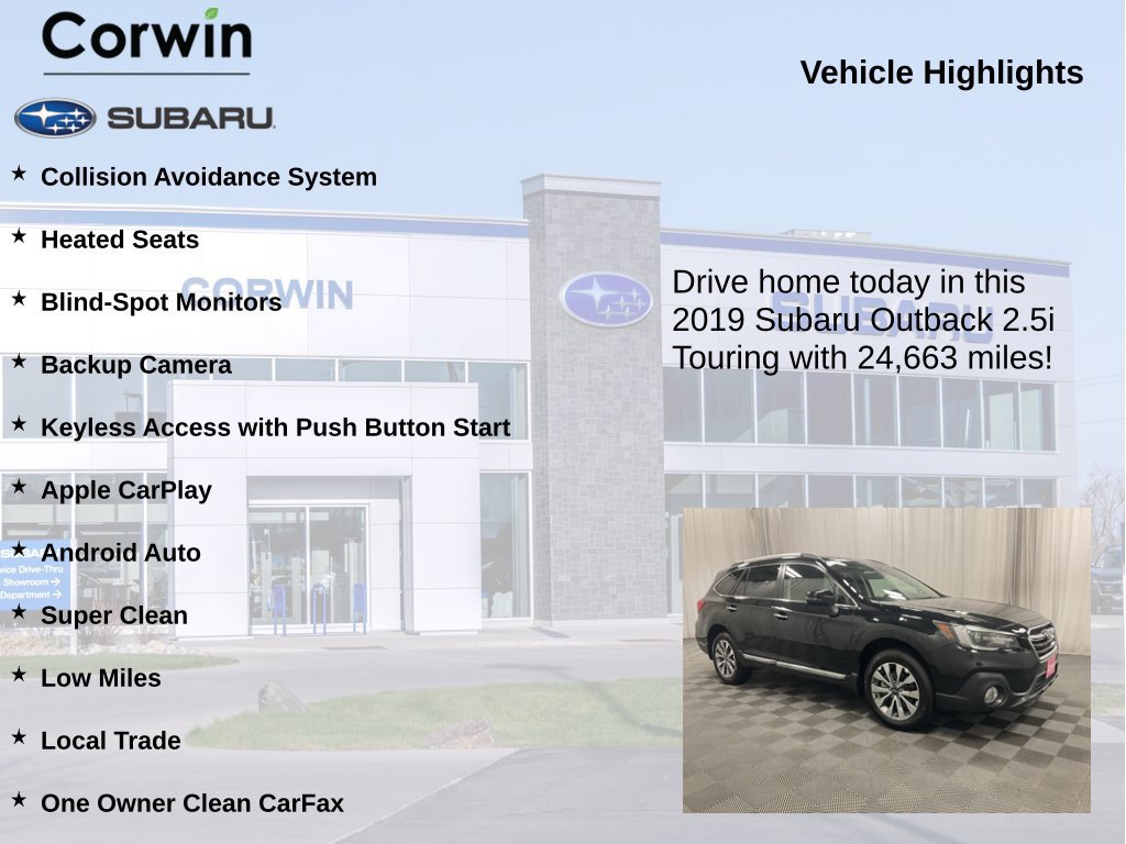 Used 2019 Subaru Outback 2.5i Touring AWD/4WD image 6