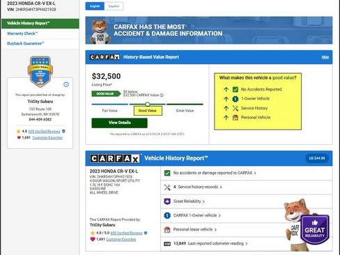 Used 2023 Honda CR-V EX-L image 5