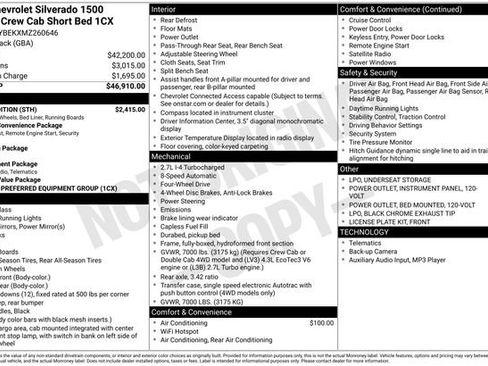 Used 2021 Chevrolet Silverado 1500 Custom w/ Rally Edition image 34