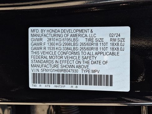 Used 2024 Honda Pilot TrailSport image 30