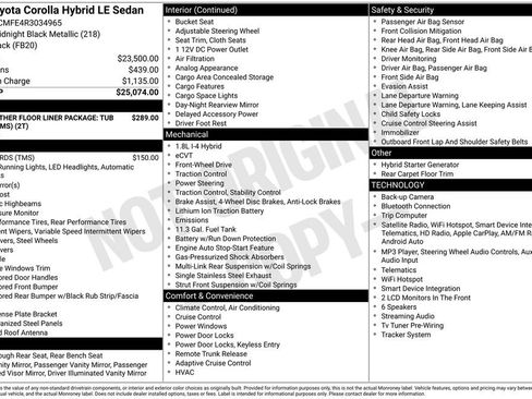 Certified 2024 Toyota Corolla LE FWD image 5