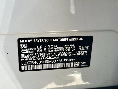 Used 2022 BMW X5 sDrive40i w/ Parking Assistance Package image 34