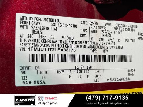 Used 2020 Ford Expedition XLT AWD/4WD image 34