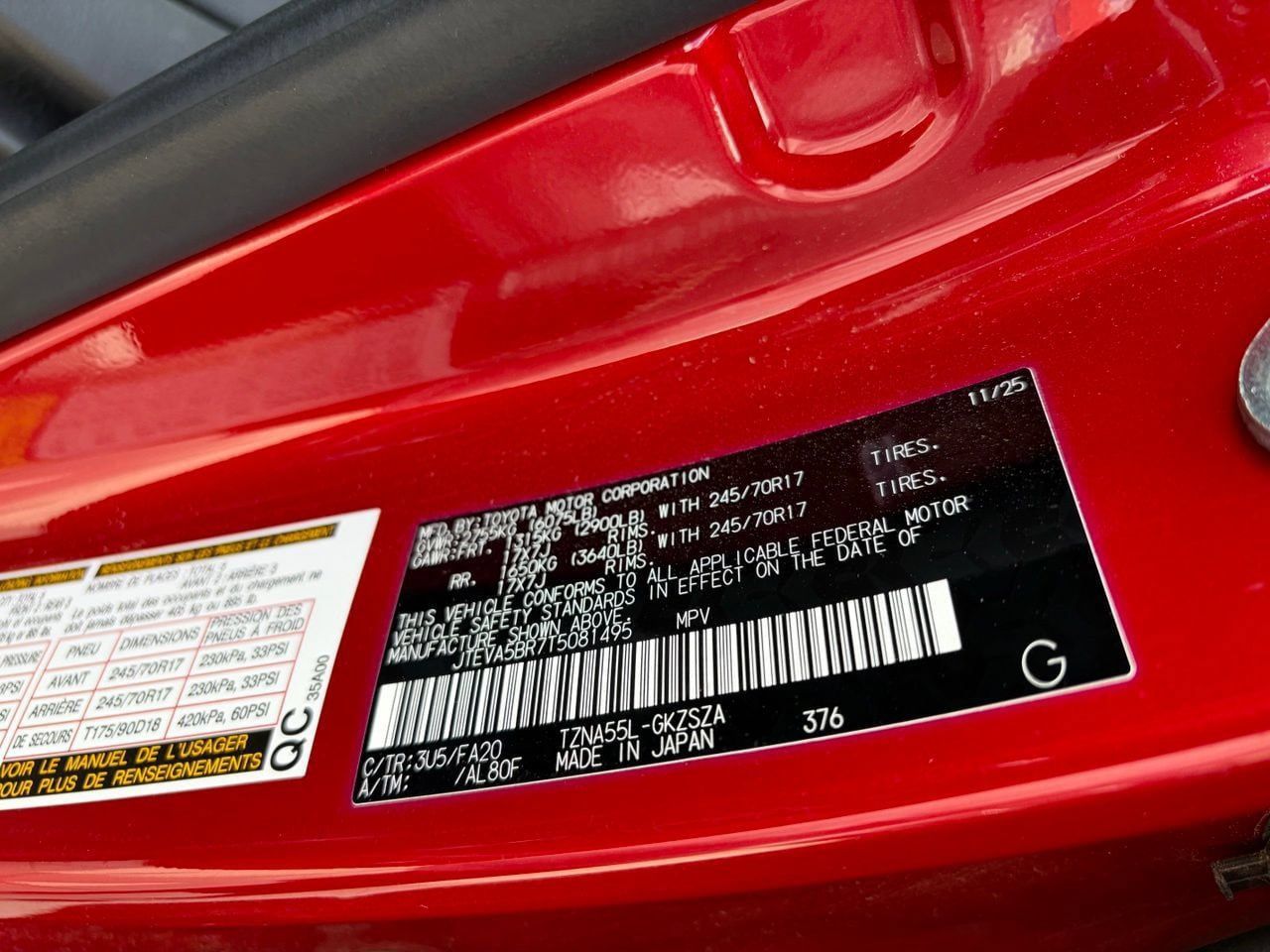 Used 2026 Toyota 4Runner SR5 AWD/4WD image 14