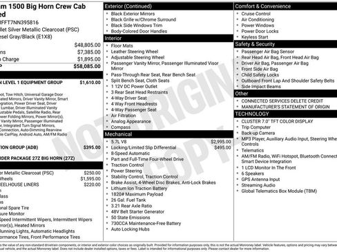 Used 2022 RAM 1500 Big Horn AWD/4WD image 38