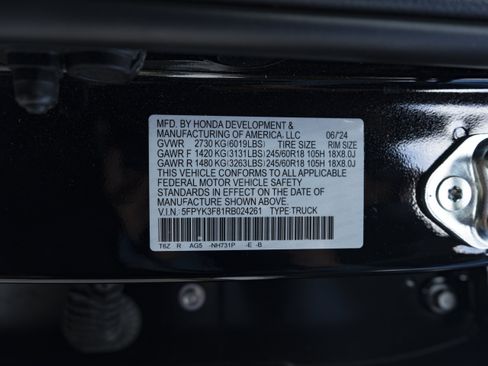 Used 2024 Honda Ridgeline Black Edition image 43