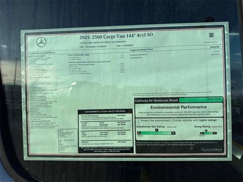 New 2025 Mercedes-Benz Sprinter 2500 image 11