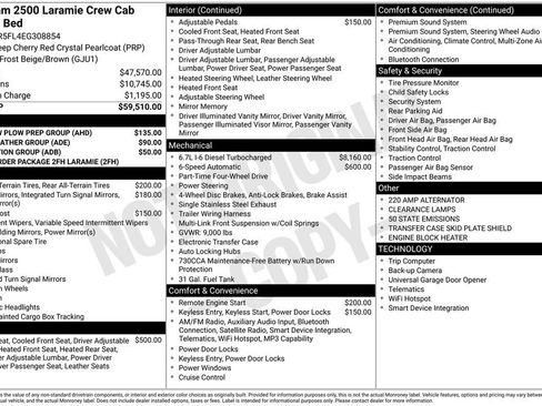 Used 2014 RAM 2500 Laramie w/ HD Snow Plow Prep Group AWD/4WD image 4