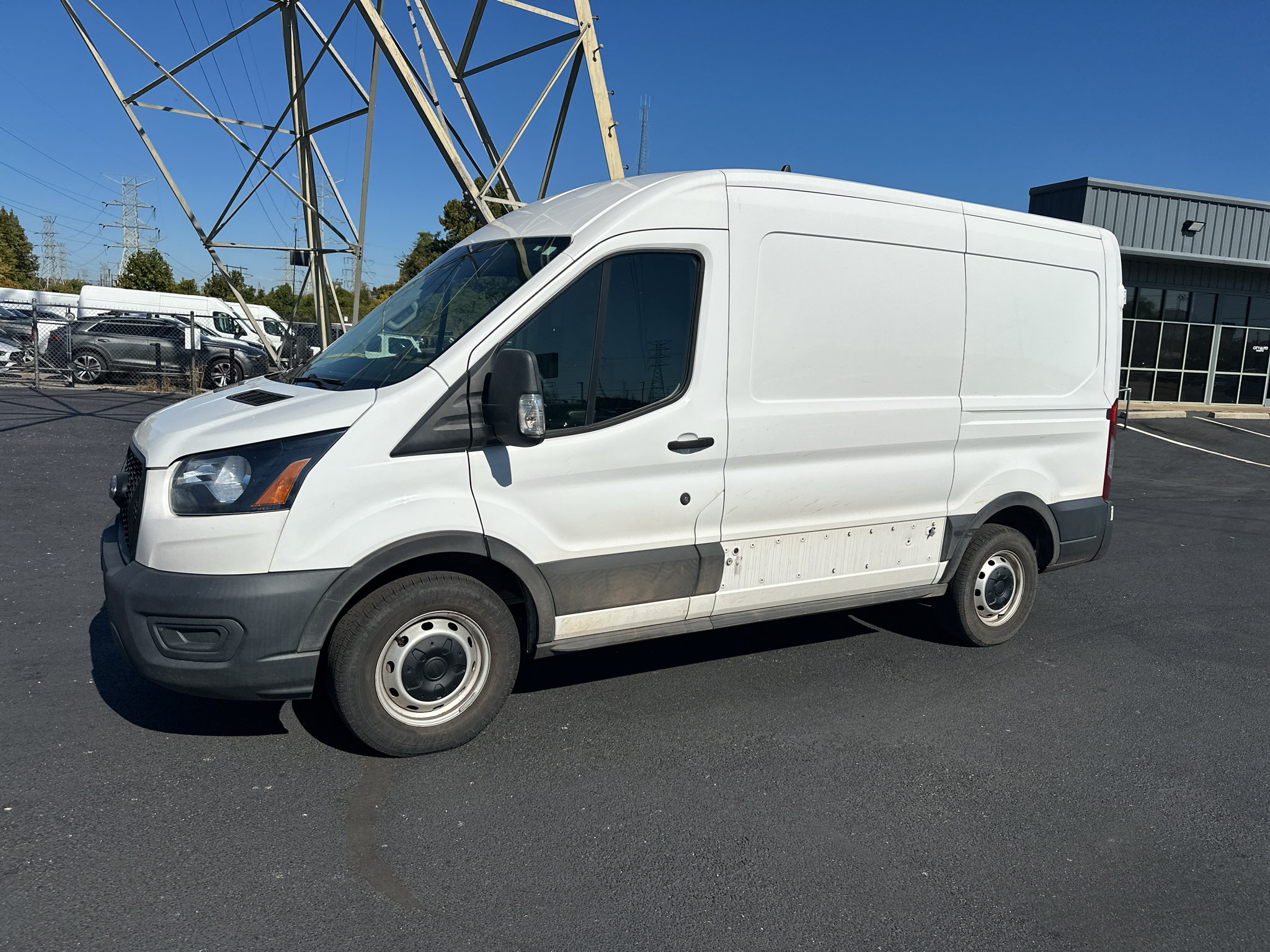 Used 2023 Ford Transit 150 Medium Roof w/ Fleet Safety Package RWD image 1