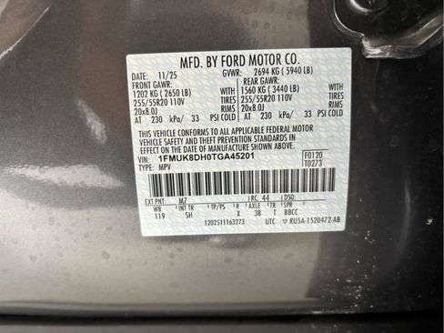 New 2026 Ford Explorer Active w/ Active Comfort Package AWD/4WD image 16