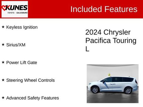 Used 2024 Chrysler Pacifica Touring-L FWD image 3