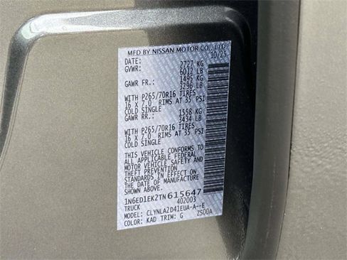 New 2026 Nissan Frontier S image 26