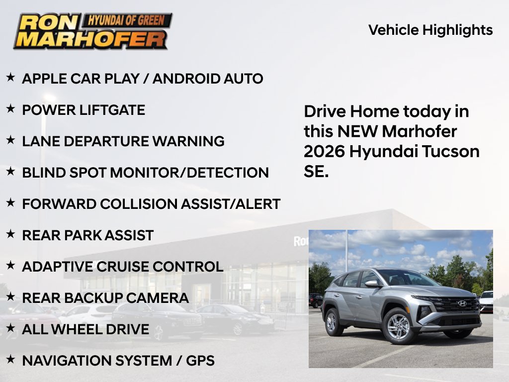 New 2026 Hyundai Tucson SE AWD/4WD image 14