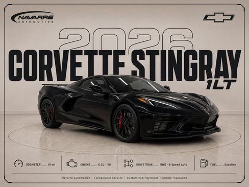 Used 2026 Chevrolet Corvette Stingray Convertible w/ Z51 Performance Package RWD image 1