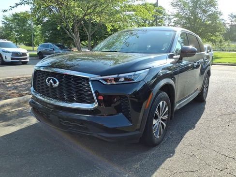 Certified 2025 INFINITI QX60 Pure w/ Cargo Package FWD image 1
