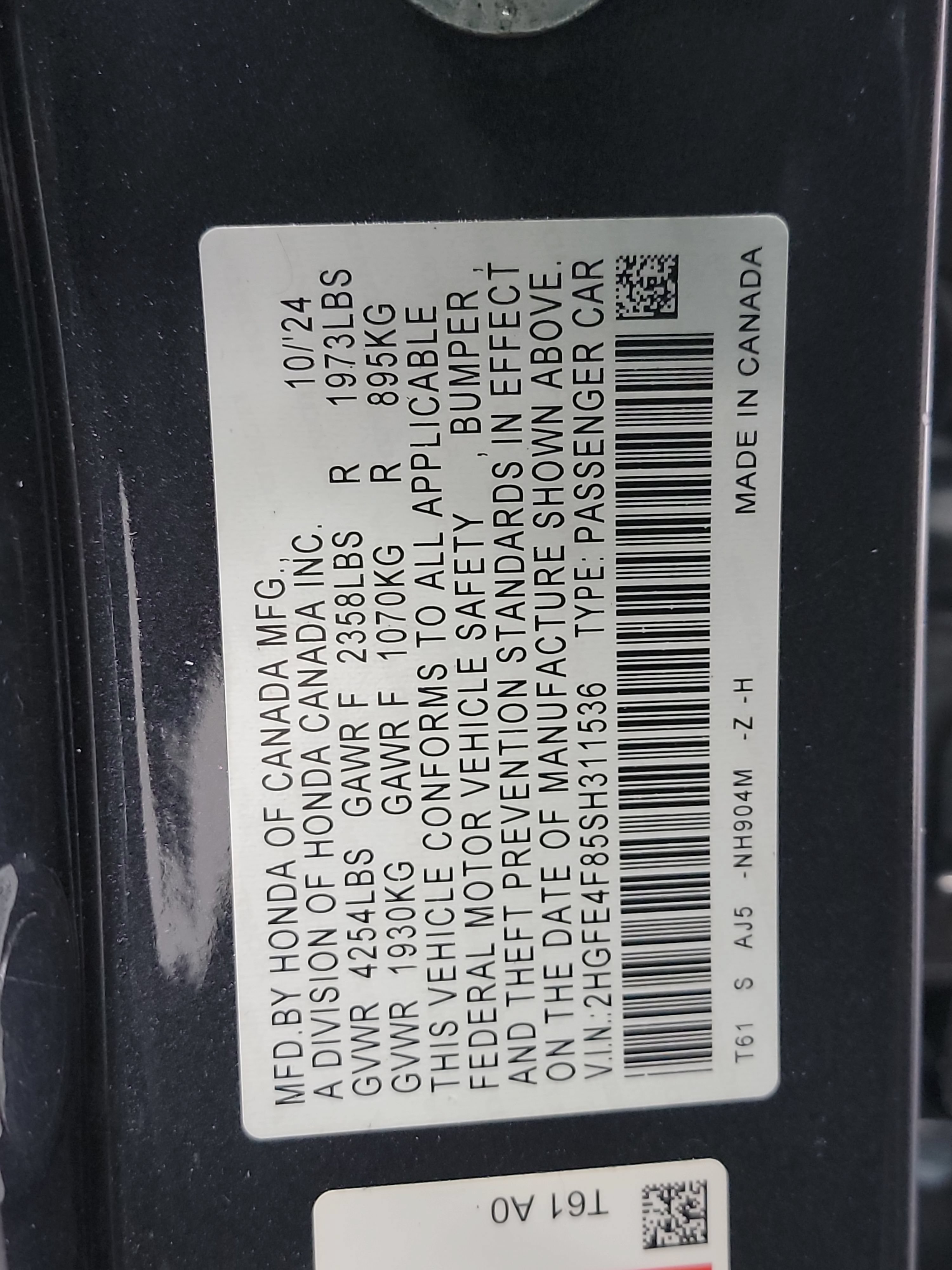 Used 2025 Honda Civic Sport Touring image 33