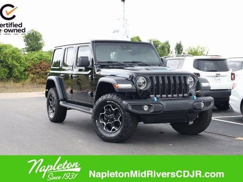 Certified 2022 Jeep Wrangler Unlimited Rubicon 4xe w/ Cold Weather Group AWD/4WD image 1