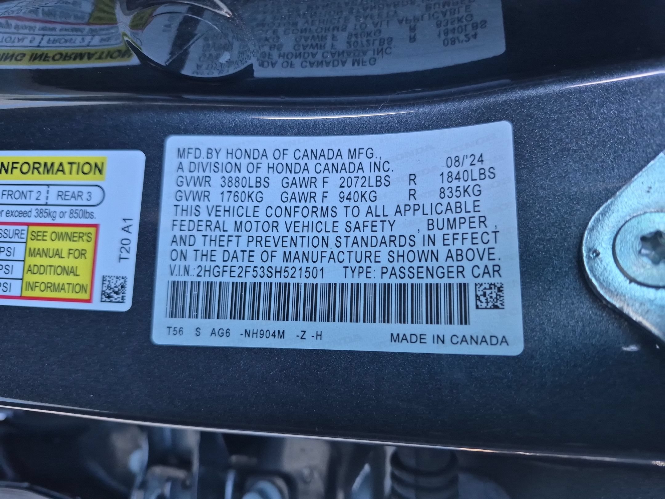 Used 2025 Honda Civic Sport image 33
