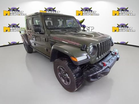 Used 2021 Jeep Gladiator Rubicon w/ Uconnect 4C Nav & Sound Group AWD/4WD image 3