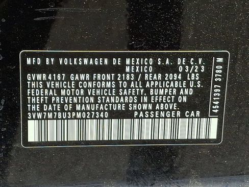 Used 2023 Volkswagen Jetta SE w/ Panoramic Sunroof Package FWD image 29