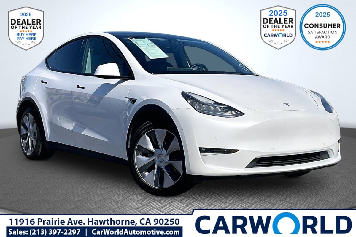 Used 2021 Tesla Model Y Long Range AWD/4WD image 1