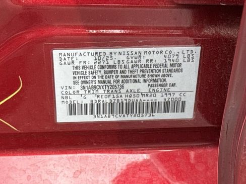 Certified 2026 Nissan Sentra SV w/ Floor Mat Package FWD image 30