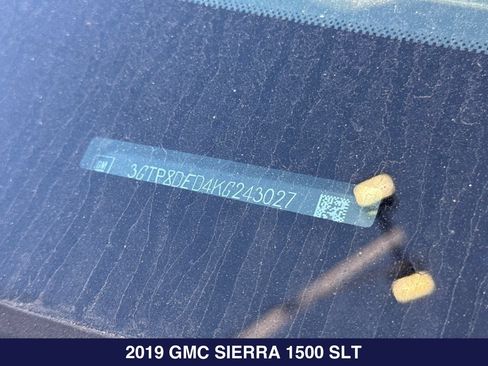 Used 2019 GMC Sierra 1500 SLT w/ SLT Premium Plus Package RWD image 2