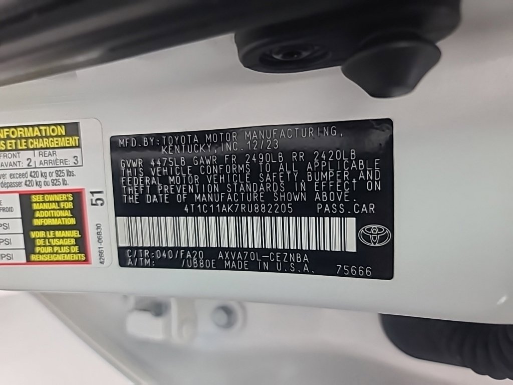 Used 2024 Toyota Camry LE FWD image 38
