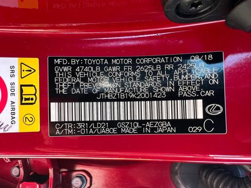 Used 2019 Lexus ES 350 w/ Premium Package FWD image 53