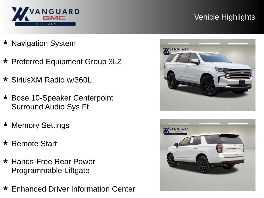Used 2023 Chevrolet Tahoe High Country w/ Premium Package 2 AWD/4WD image 11