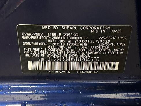 New 2026 Subaru Crosstrek 2.5i Sport w/ Crosstrek Mirror Package image 16