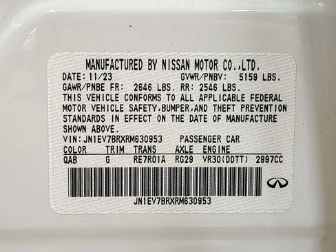 Used 2024 INFINITI Q50 Luxe w/ Cargo Package image 54