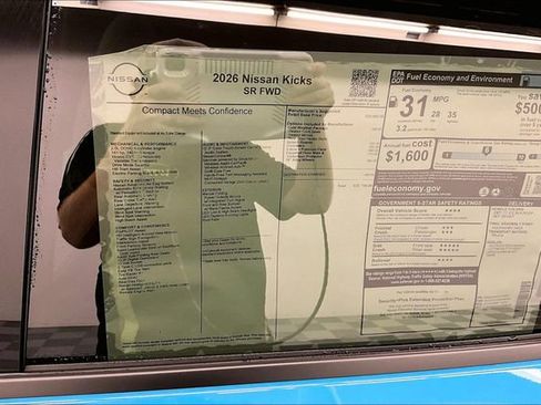 New 2026 Nissan Kicks SR w/ Cold Weather Package FWD image 37
