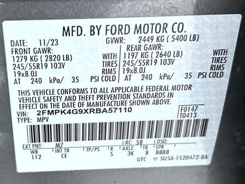Used 2024 Ford Edge SE w/ Black Appearance Package AWD/4WD image 26