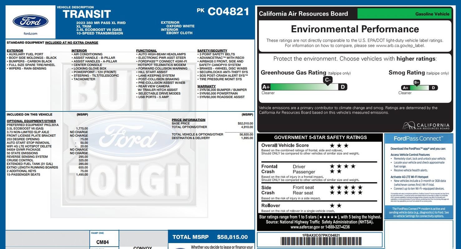 Used 2023 Ford Transit 350 XL RWD image 9