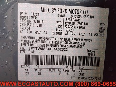 Used 2025 Ford Maverick Lariat w/ 4K Tow Package AWD/4WD image 20
