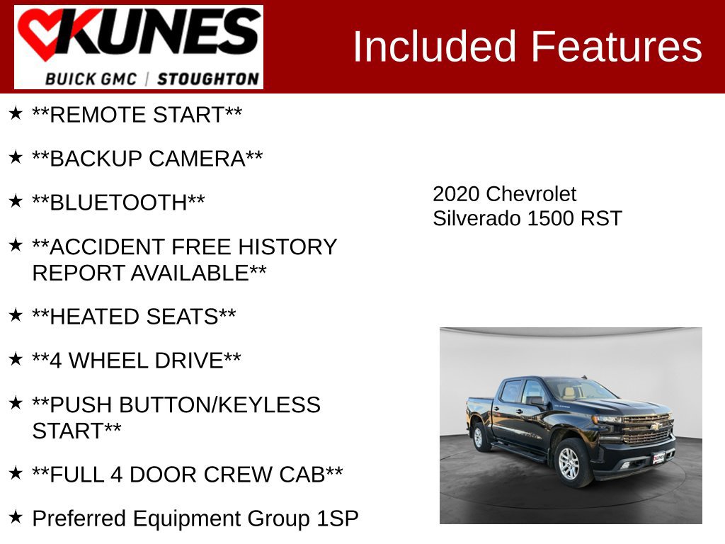 Used 2020 Chevrolet Silverado 1500 RST w/ All-Star Edition AWD/4WD image 2