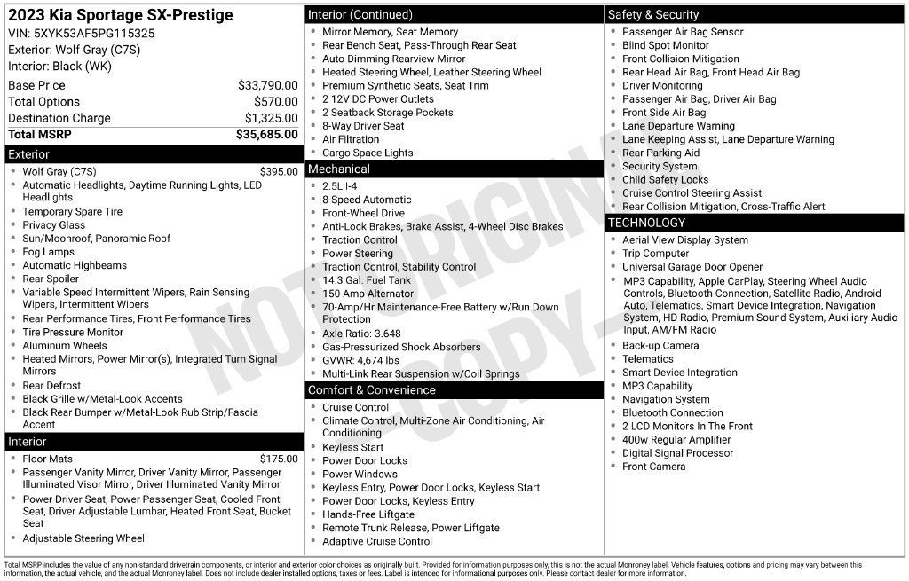 Used 2023 Kia Sportage SX FWD image 4