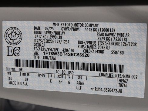 Used 2025 Ford F350 Lariat w/ Black Appearance Package image 82