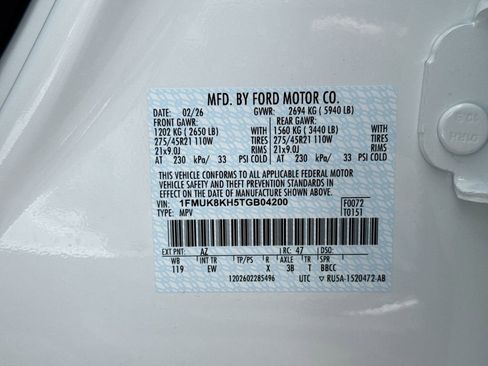 New 2026 Ford Explorer ST-Line w/ ST-Line Street Pack AWD/4WD image 30