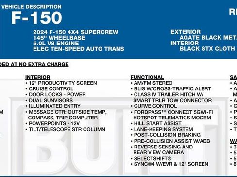 Used 2024 Ford F150 STX w/ STX Black Appearance Package image 23